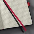 Бележник Sigel - Conceptum Red Edition, A5, на квадрати, твърди корици, черен [5]