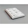 Бележник Sigel - Jolie Brush Marks, A5, на точки, спирала [3]