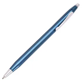 Химикалка Cross Classic Century - Glossy Translucent Blue PVD снимка