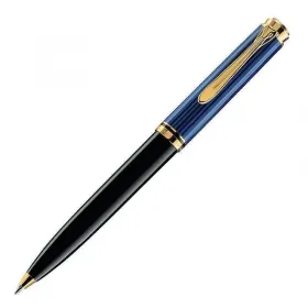 Химикалка Pelikan - Souveran 600 Series, Black/Blue снимка