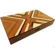 Италианска табла за игра Italfama - Wood Saxon, 38 x 47.4 x 2.8 см [1]