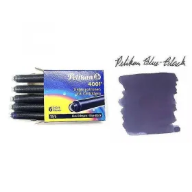 Патрончета Pelikan - къси, 6x броя, тъмносини снимка