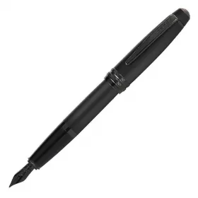Писалка Cross Bailey - Black Lacquer & Polished PVD, F перо снимка