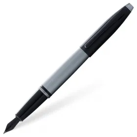 Писалка Cross Calais - Matte Grеy and Black Lacquer, F перо снимка