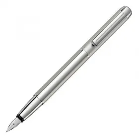 Писалка Pelikan - Pura Series, F перо, сребриста снимка