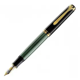 Писалка Pelikan - Souveran 1000 Series, Black/Green, F перо снимка