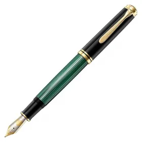 Писалка Pelikan - Souveran 1000 Series, Black/Green, М перо снимка