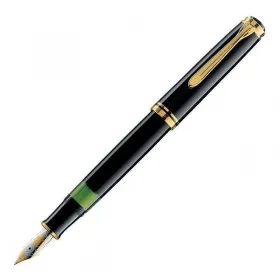 Писалка Pelikan - Souveran 800 Series, F перо, черна снимка