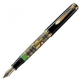 Писалка Pelikan - Toledo 900 Series, M перо, златно покритие, ръчно гравиран снимка