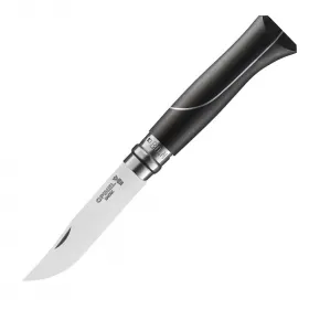 Сгъваем нож Opinel №08 Ellipse, острие 8.5 см с абаносова дръжка