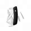 Швейцарско ножче SWIZA - TT05 Tick Tool, 7.5см острие, 12x функции, черно