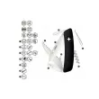 Швейцарско ножче SWIZA - TT05 Tick Tool, 7.5см острие, 12x функции, черно [2]