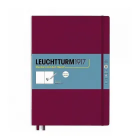 Тефтер А4+ Leuchtturm1917 New Sketchbook Master Port Red, твърди корици снимка