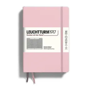Тефтер А5 Leuchtturm1917 Muted Colors Collection Powder, твърди корици, на квадратчета снимка