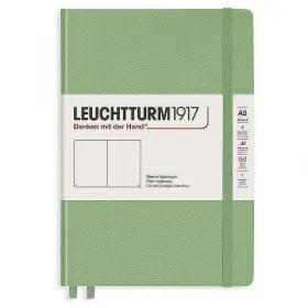 Тефтер А5 Leuchtturm1917 Muted Colors Collection Sage, твърди корици, бели страници снимка