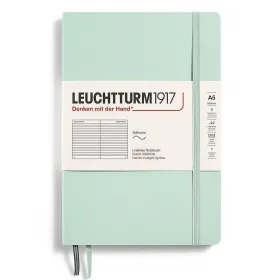 Тефтер A5 Leuchtturm1917 Natural Colors Collection - Mint Green, мека корица, на редове снимка