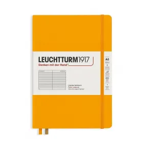 Тефтер А5 Leuchtturm1917 Rising Colors Collection - Rising Sun, твърди корици, на редове снимка