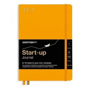 Тефтер А5 Leuchtturm1917 Start-up Journal, Rising Sun, твърди корици, на Английски снимка