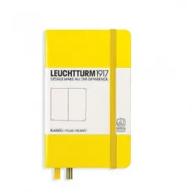Тефтер А6 Leuchtturm1917 Notebook Pocket Lemon, твърда корица, бели страници снимка