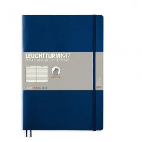 Тефтер B5 Leuchtturm1917 Notebook Composition Navy, мека корица, на редове снимка