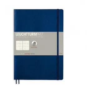 Тефтер B5 Leuchtturm1917 Notebook Composition Navy, мека корица, на точки снимка