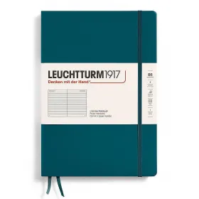 Тефтер B5 Leuchtturm1917 Notebook Composition Pacific Green, твърди корици, на редове снимка