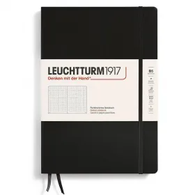 Тефтер B5 Leuchtturm1917 Notebook Composition, твърди корици, черен, на точки снимка