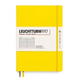 Тефтер B5 Leuchtturm1917 Notebook Composition, твърди корици, Lemon, редове снимка
