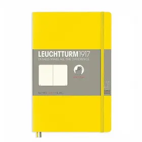 Тефтер B6+ Leuchtturm1917 Notebook Paperback Lemon, меки корици, бели страници снимка