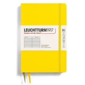 Тефтер B6+ Leuchtturm1917 Notebook Paperback Lemon, твърди корици, на редове снимка