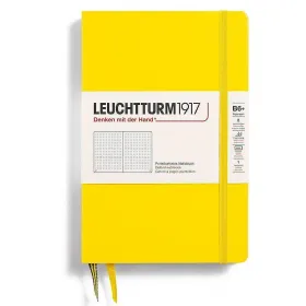 Тефтер B6+ Leuchtturm1917 Notebook Paperback Lemon, твърди корици, на точки снимка