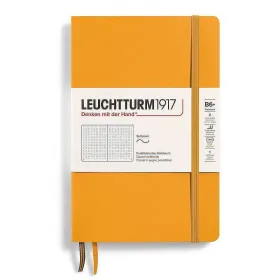 Тефтер B6+ Leuchtturm1917 Notebook Paperback Rising Sun, меки корици, на точки снимка