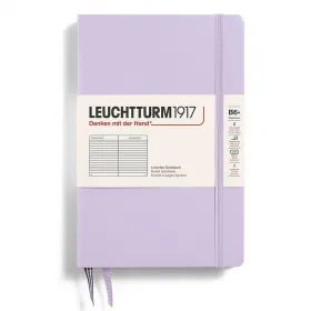 Тефтер B6+ Leuchtturm1917 Smooth Colors Collection Lilac, твърди корици, на редове снимка