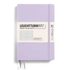 Тефтер B6+ Leuchtturm1917 Smooth Colors Collection Lilac, твърди корици, на точки снимка