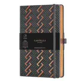 Тефтер Castelli Milano C&G - Roman Copper, 13см x 21см, на редове снимка