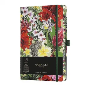 Тефтер Castelli Milano Eden - Leopard, 13см x 21см, на редове снимка