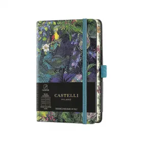 Тефтер Castelli Milano Eden - Lily, 9см x 16см, на редове снимка