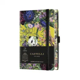 Тефтер Castelli Milano Eden - Panda, 9см x 16см, на редове снимка