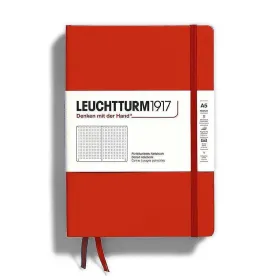 Тефтер Leuchtturm1917 Natural Colors Fox Red, A5, твърди корици, на точки снимка