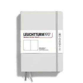 Тефтер Leuchtturm1917 Natural Colors Light Grey, A5, твърди корици, бели страници снимка
