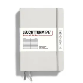 Тефтер Leuchtturm1917 Natural Colors Light Grey, A5, твърди корици, на редове снимка