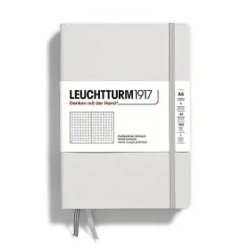 Тефтер Leuchtturm1917 Natural Colors Light Grey, A5, твърди корици, на точки снимка