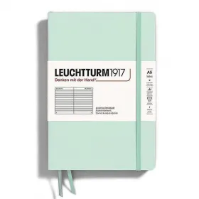 Тефтер Leuchtturm1917 Natural Colors Mint Green, A5, твърди корици, на редове снимка