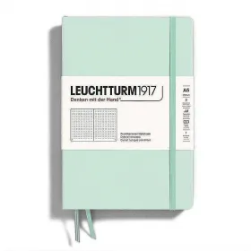 Тефтер Leuchtturm1917 Natural Colors Mint Green, A5, твърди корици, на точки снимка
