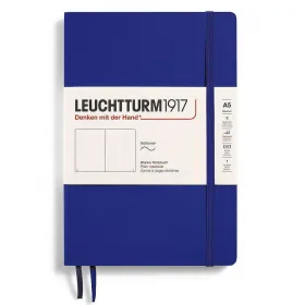 Тефтер Leuchtturm1917 New Colours - Ink, A5, мека корица, бели страници снимка