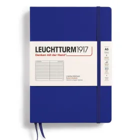 Тефтер Leuchtturm1917 New Colours - Ink, A5, твърди корици, на редове снимка