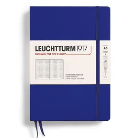 Тефтер Leuchtturm1917 New Colours - Ink, A5, твърди корици, на точки снимка