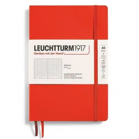 Тефтер Leuchtturm1917 New Colours - Lobster, A5, мека корица, на точки снимка