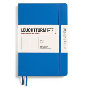 Тефтер Leuchtturm1917 New Colours - Sky, A5, мека корица, бели страници снимка