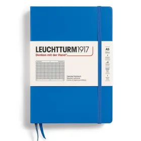 Тефтер Leuchtturm1917 New Colours - Sky, A5, твърди корици, на квадратчета снимка